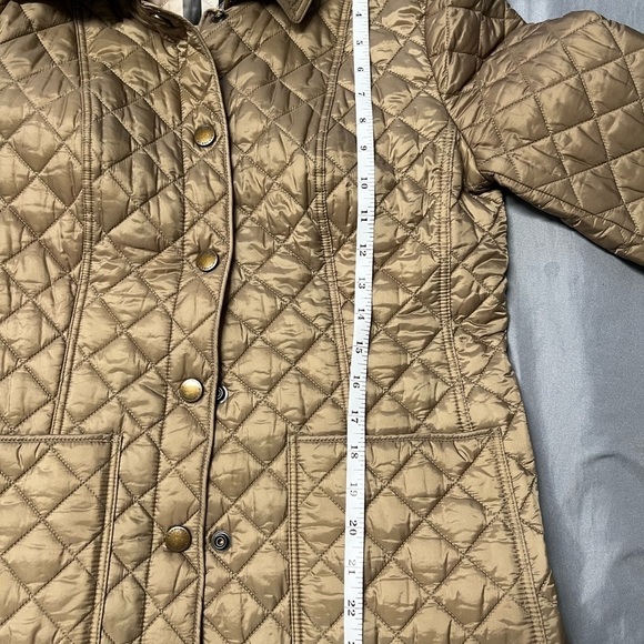 Burberry Quilted Jacket  Taupe or Brown - Picture 8 of 9